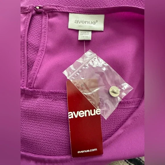 Avenue Vibrant Magenta Blouse - Picture 10 of 17